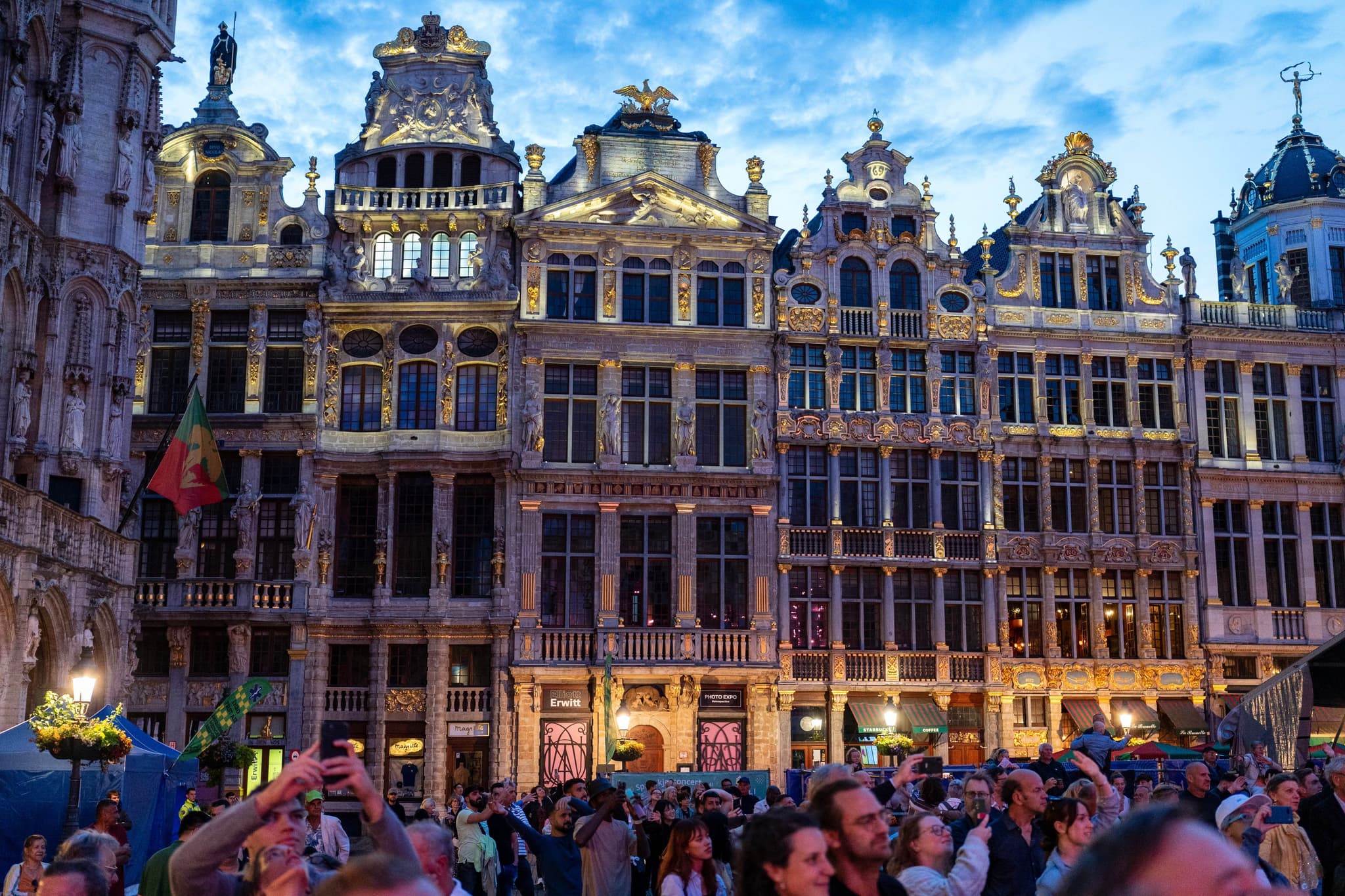 Grand Place night life